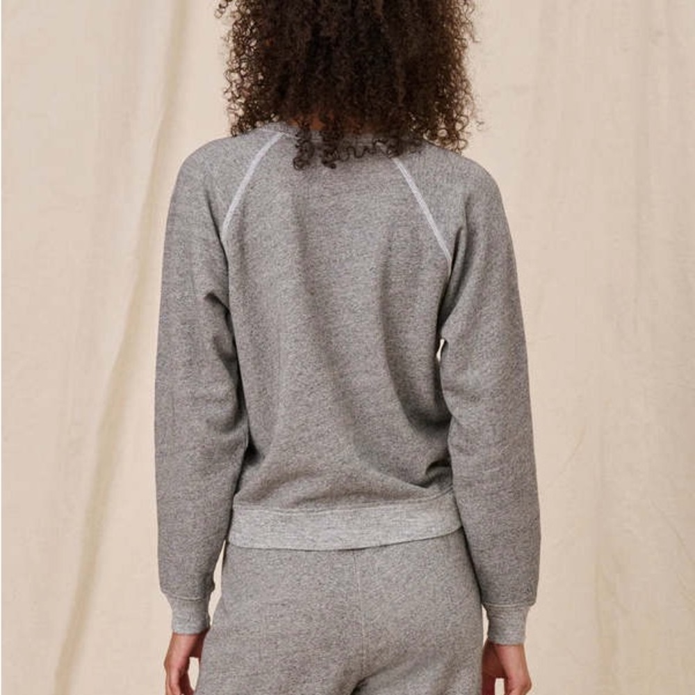 The Great Shrunken Sweatshirt in Varsity Grey - Picture 7 of 8